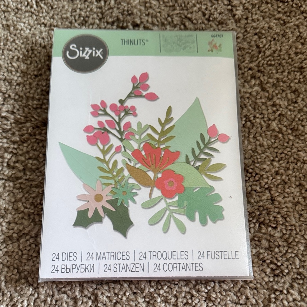 Sizzix Floral Abundance Thinlits Die Set